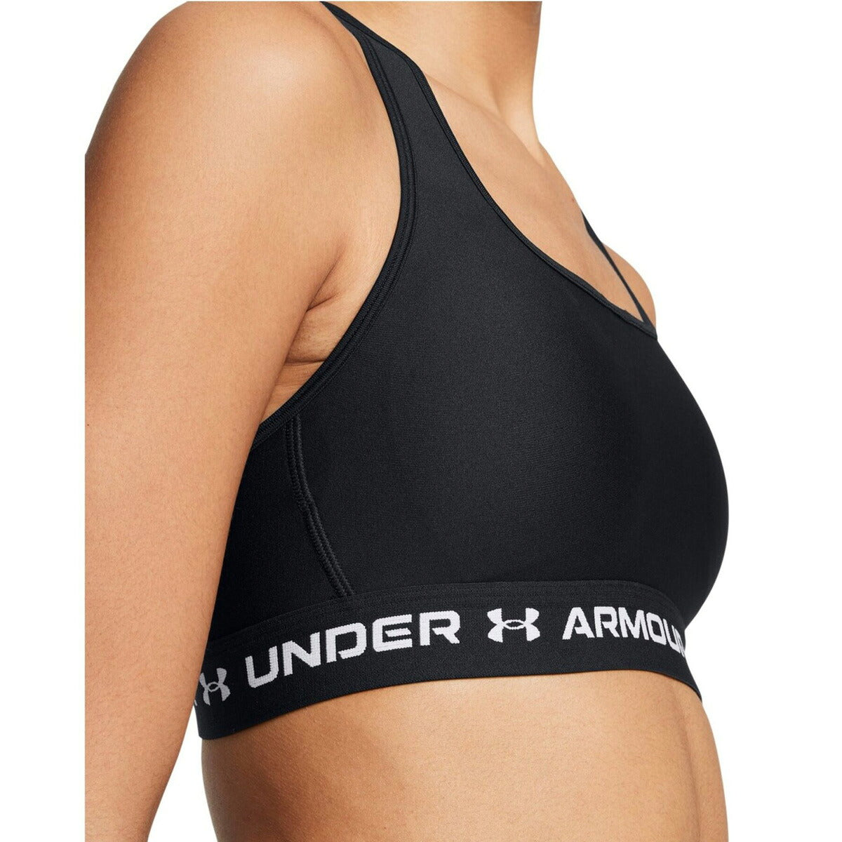 アンダーアーマー コンプレッション スポーツブラ レディース ブランド UNDER ARMOUR スポブラ 抗菌 防臭 ミディアムサポート 吸汗 速乾 クロスバック ダンス 1361034 3ds ブラック ホワイト ピンク パープル