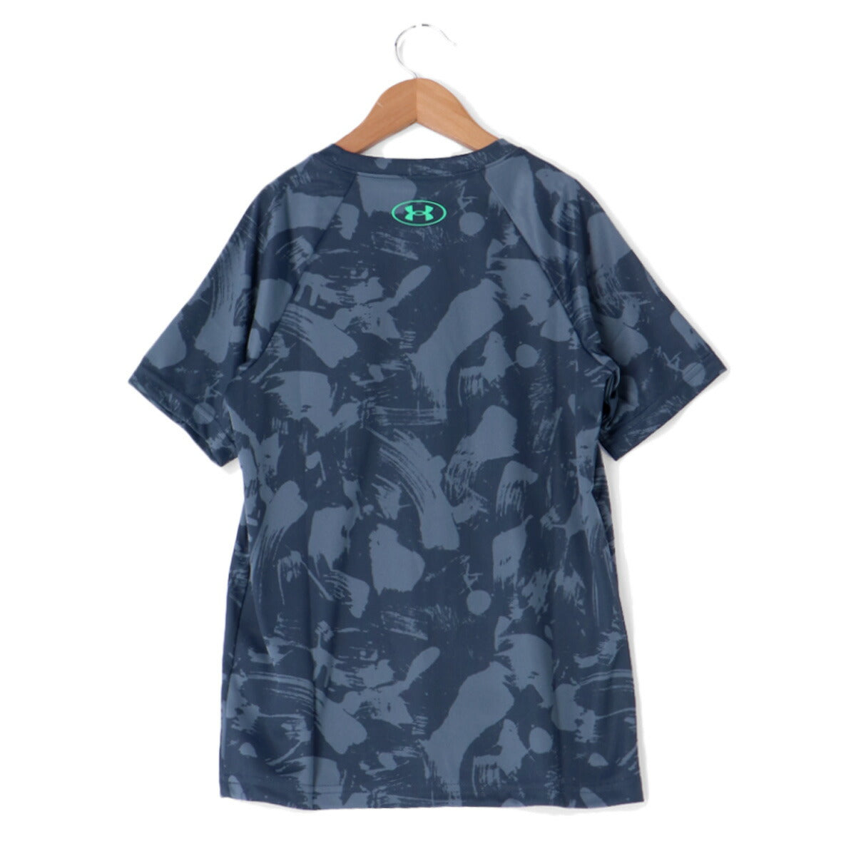 アンダーアーマー Tシャツ ハーフパンツ 上下 ジュニア テック ブラック グレー 1363278