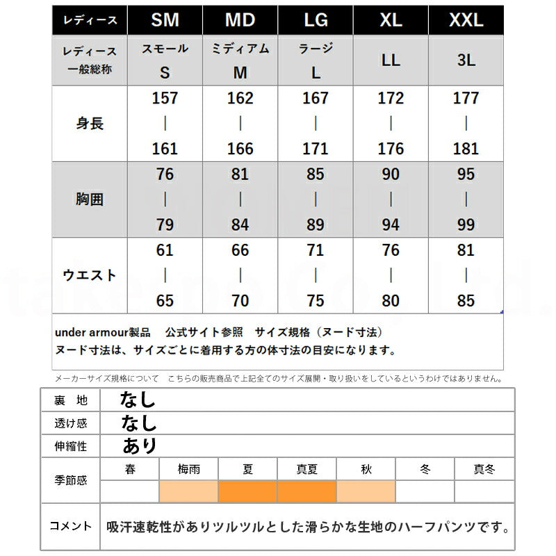 アンダーアーマー ハーフパンツ レディース ブラック ネイビー 1372745