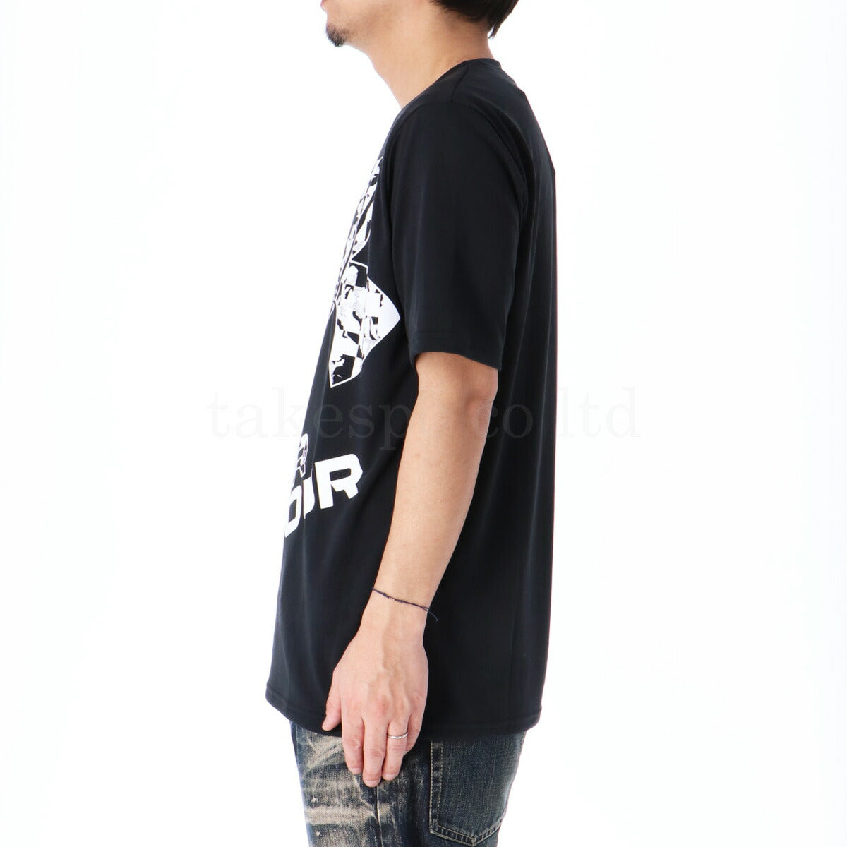 アンダーアーマー Tシャツ メンズ UA TECH BIG LOGO SS SEASONAL ブラック ホワイト 1384796