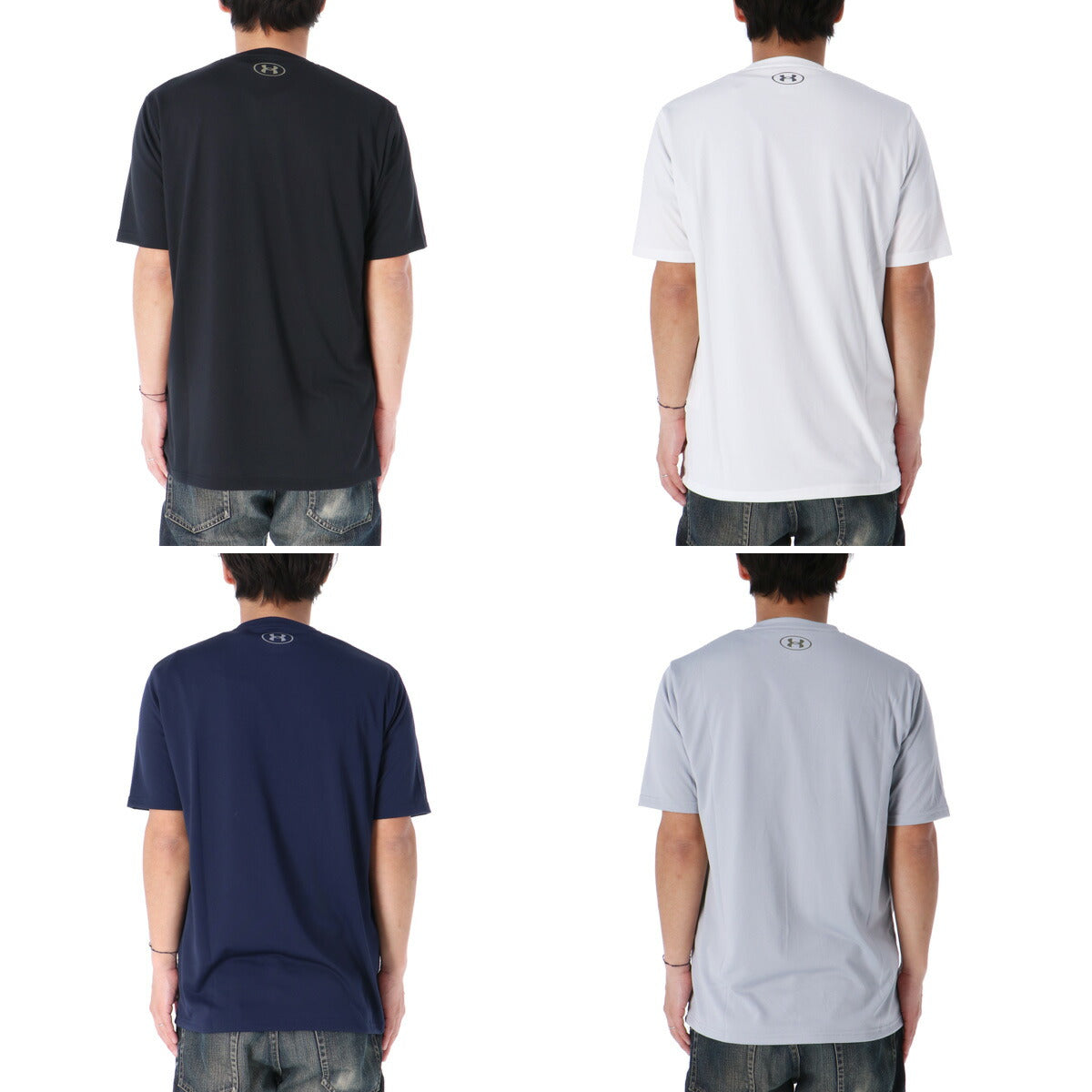 アンダーアーマー Tシャツ メンズ テック グラフィック ブラック ホワイト ネイビー グレー 1384797