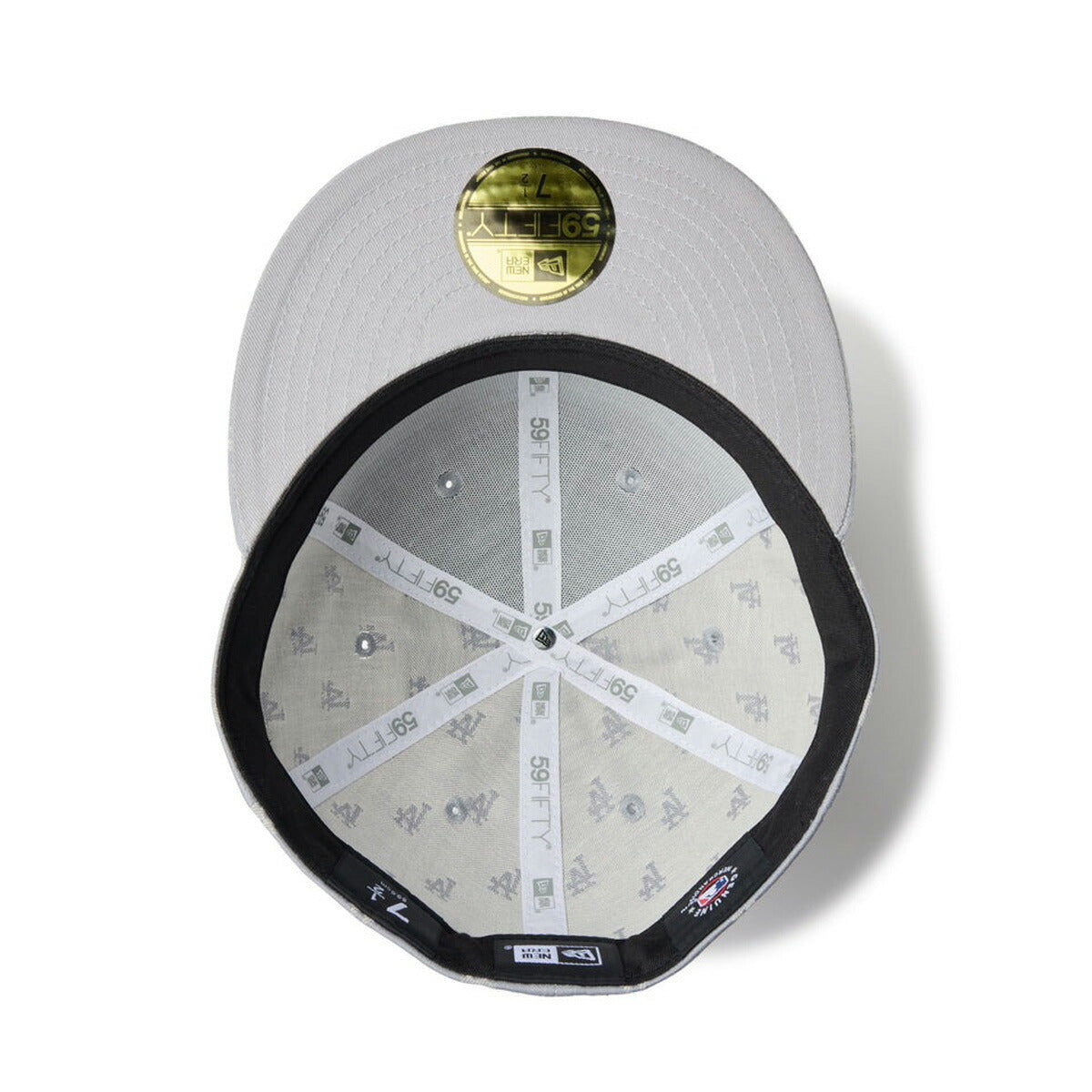 ニューエラ キャップ メンズ 59FIFTY ブラック グレー 14388853H