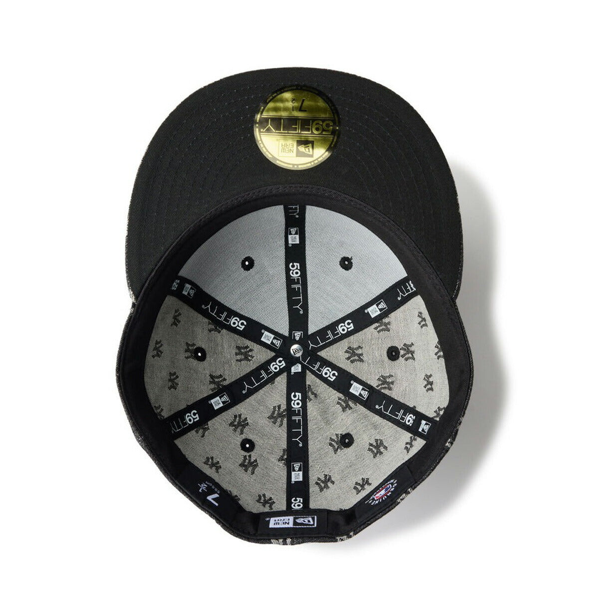 ニューエラ キャップ メンズ 59FIFTY ブラック グレー 14388853H