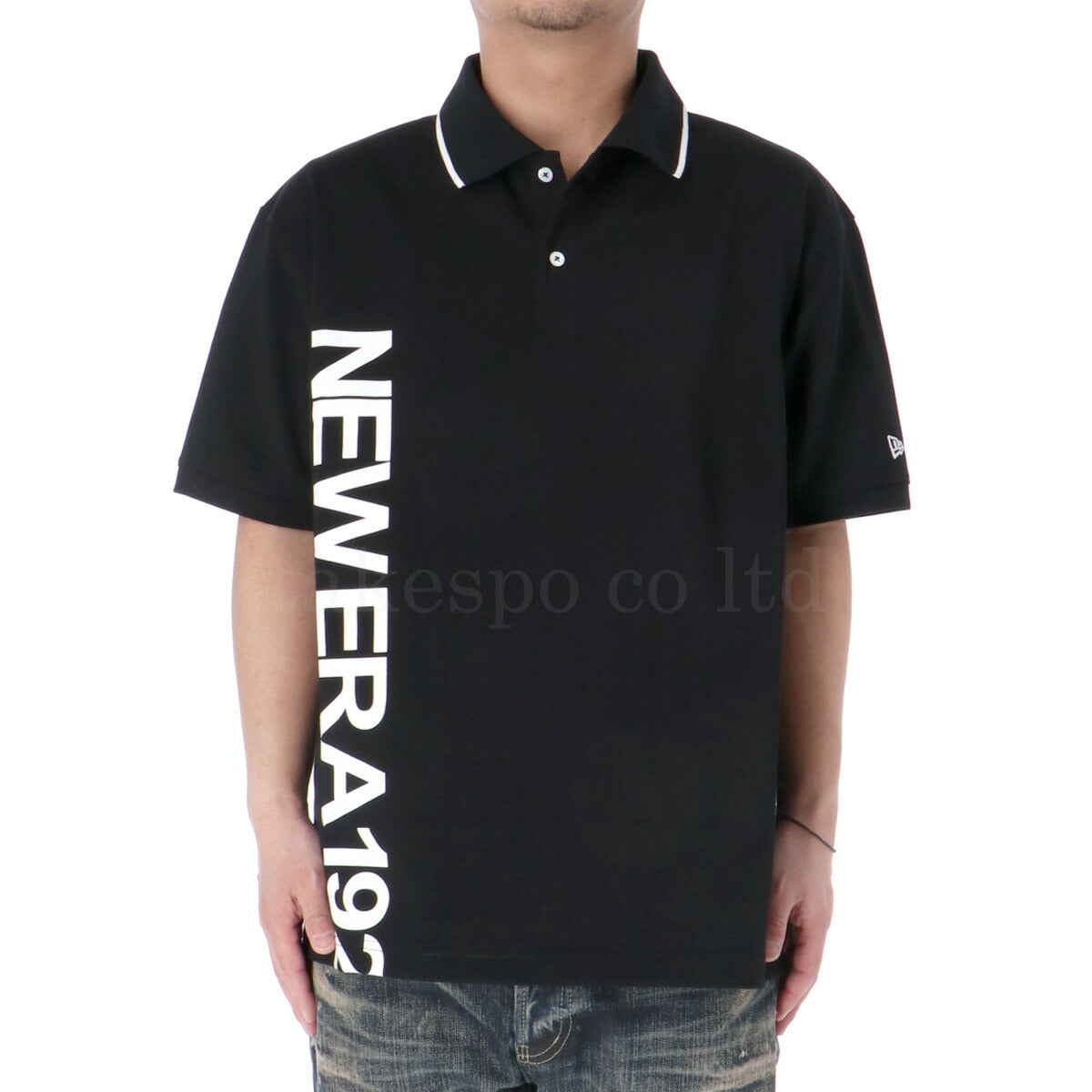 ニューエラ メンズ ポロシャツ バーチカルロゴ NEW ERA アパレル 上 14410042T