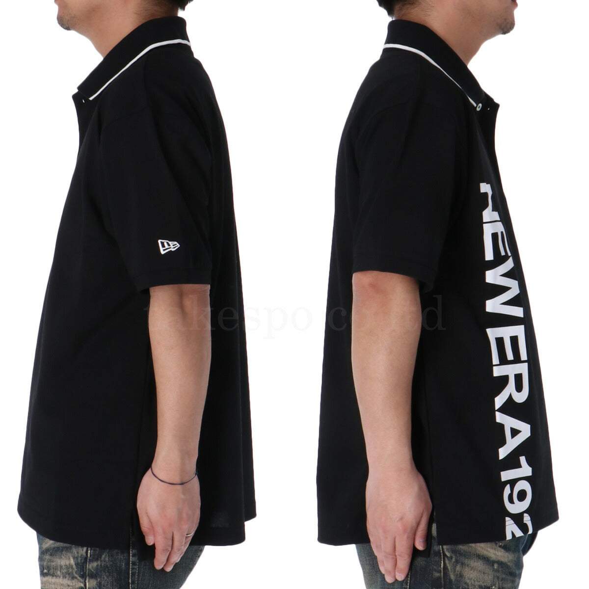 ニューエラ メンズ ポロシャツ バーチカルロゴ NEW ERA アパレル 上 14410042T