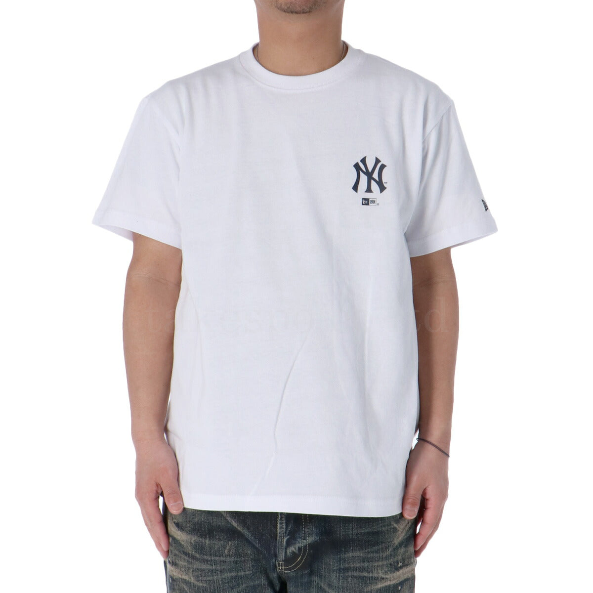 ニューエラ Tシャツ メンズ MLB アパレル ホワイト ネイビー 14410091T