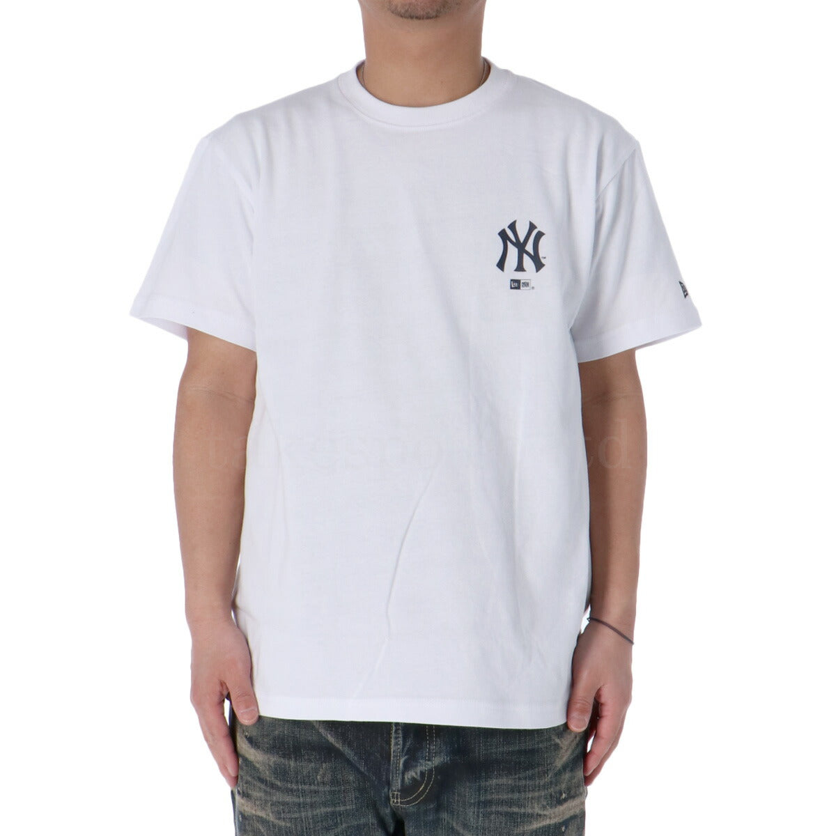 ニューエラ Tシャツ メンズ MLB アパレル ホワイト ネイビー 14410091T