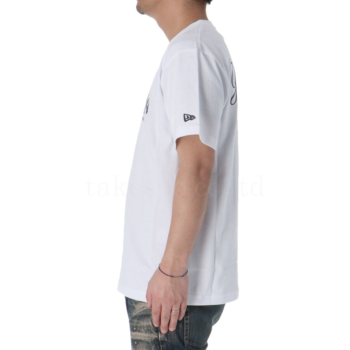 ニューエラ Tシャツ メンズ MLB アパレル ホワイト ネイビー 14410091T