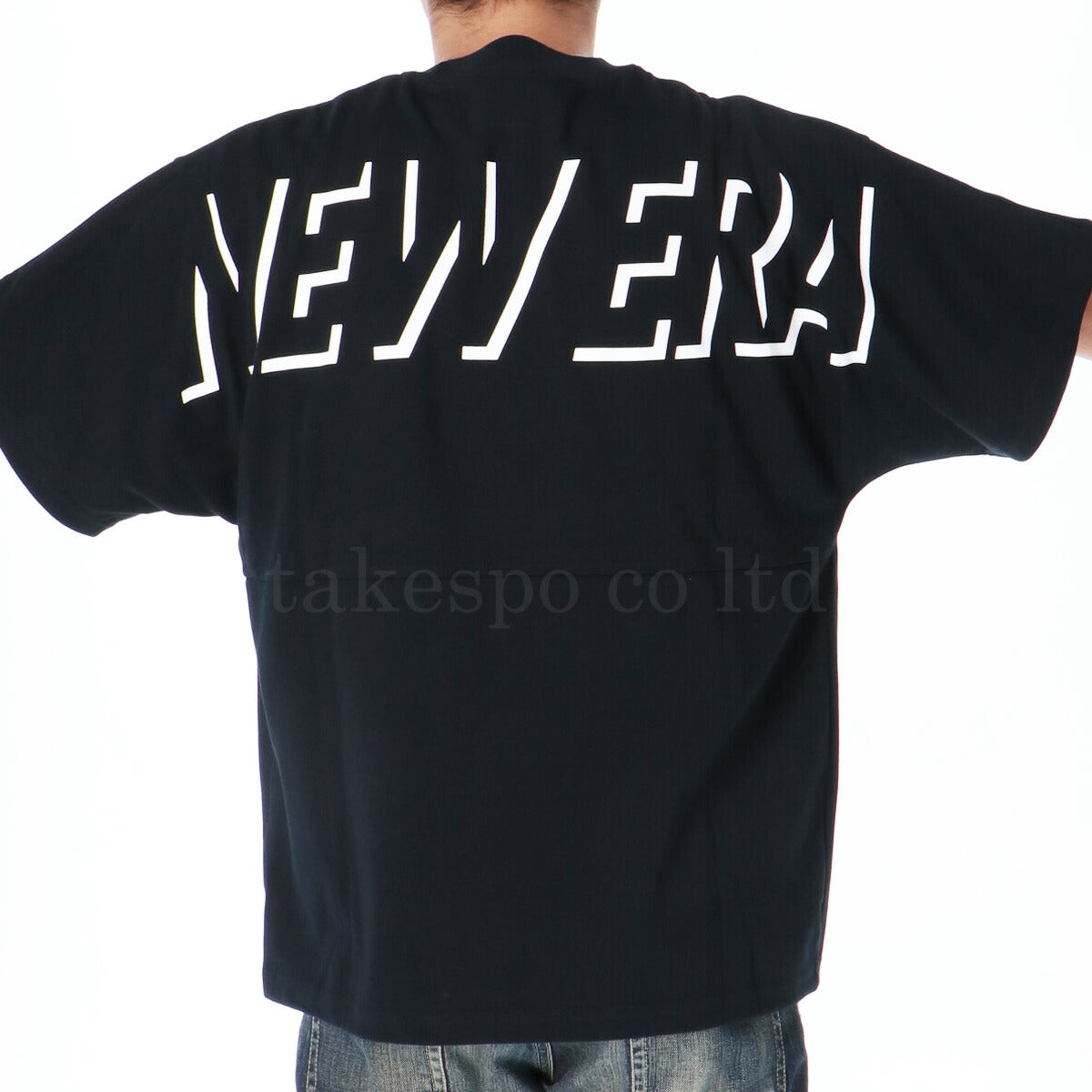 ニューエラ Tシャツ メンズ パフォーマンス ブラック ホワイト 14410161T
