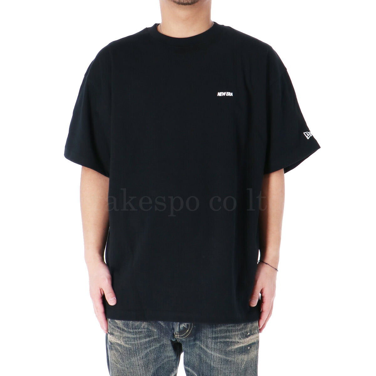 ニューエラ Tシャツ メンズ パフォーマンス ブラック ホワイト 14410161T