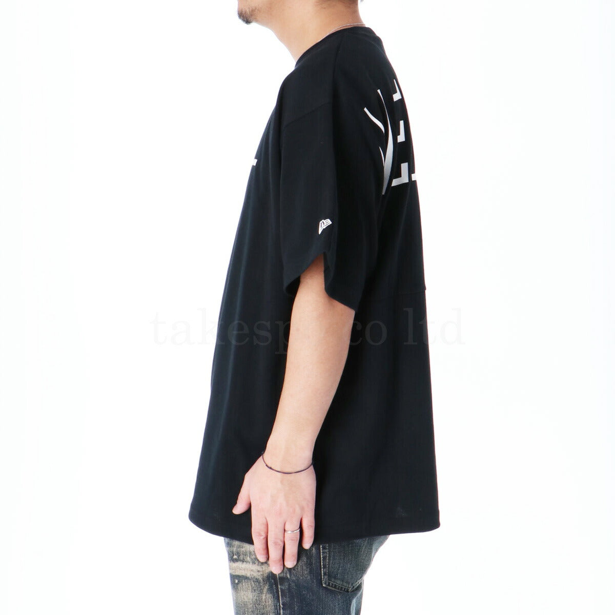 ニューエラ Tシャツ メンズ パフォーマンス ブラック ホワイト 14410161T