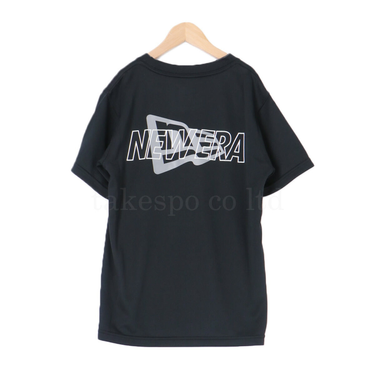 ニューエラ Tシャツ ジュニア TC ホワイト ブラック 14414381T