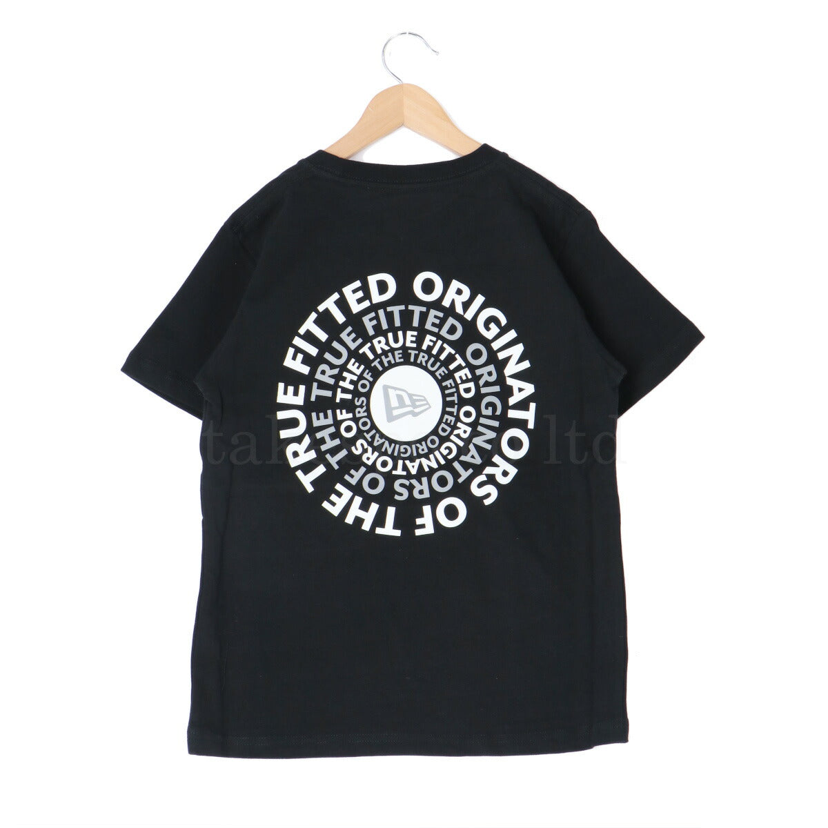 ニューエラ Tシャツ ジュニア Circle OOTTF ブラック ホワイト ベージュ 14414389T