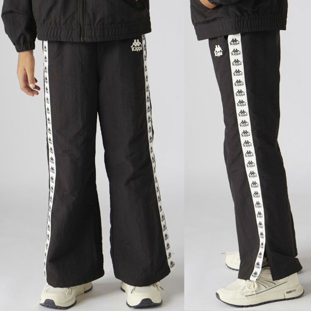 カッパ ウインドブレーカー 上下 ジュニア AUTHENTIC ブラック ネイビー グリーン 144600