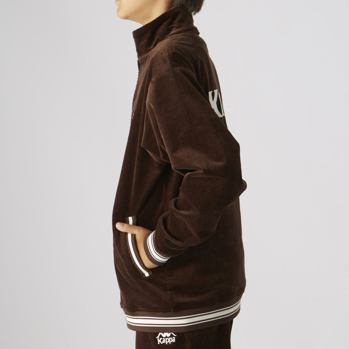 カッパ ジャージ 上下 ジュニア AUTHENTIC ブラウン ベージュ 144601
