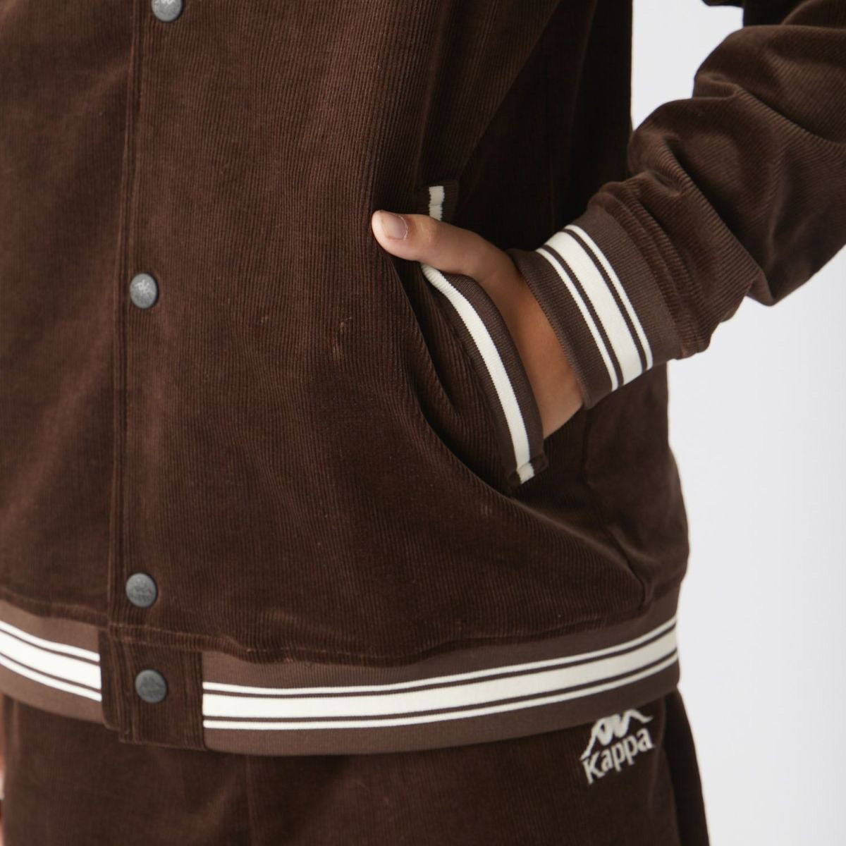 カッパ ジャージジャケット ジュニア AUTHENTIC ブラウン ベージュ 144601