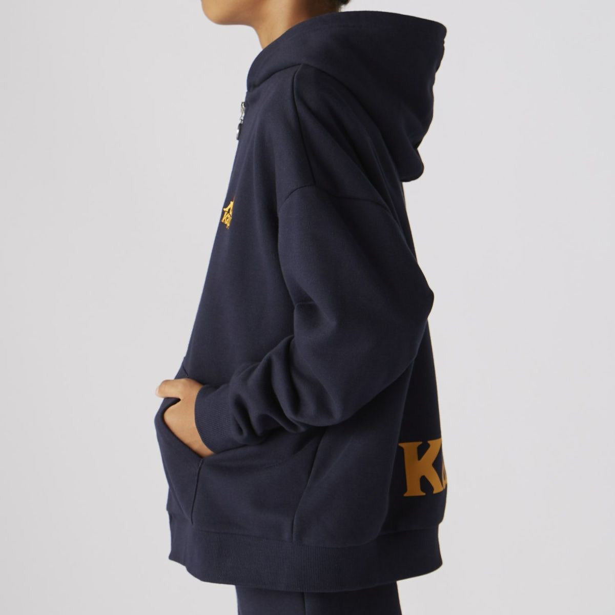 カッパ スウェット 上下 ジュニア AUTHENTIC グレー ネイビー ブルー 144602