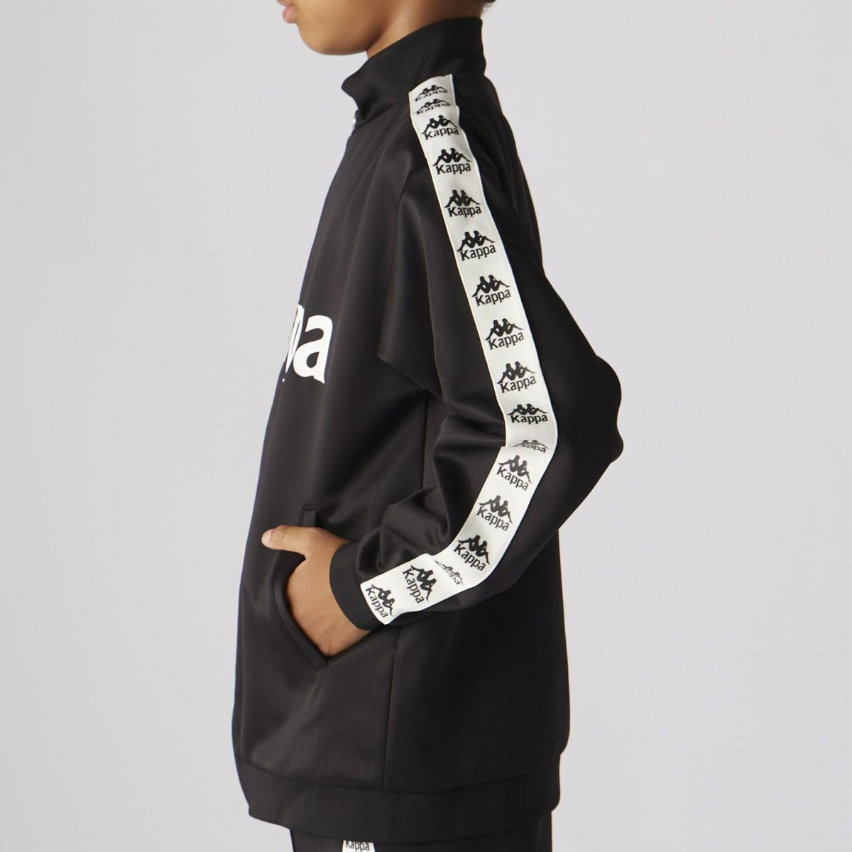 カッパ ジャージジャケット ジュニア AUTHENTIC ブラック ブルー ブラウン レッド グリーン イエロー 144603