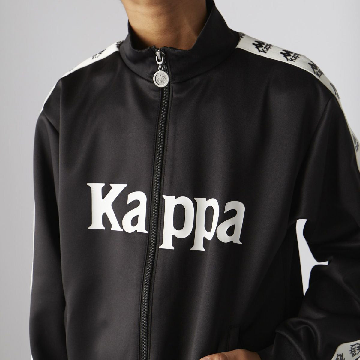 カッパ ジャージジャケット ジュニア AUTHENTIC ブラック ブルー ブラウン レッド グリーン イエロー 144603