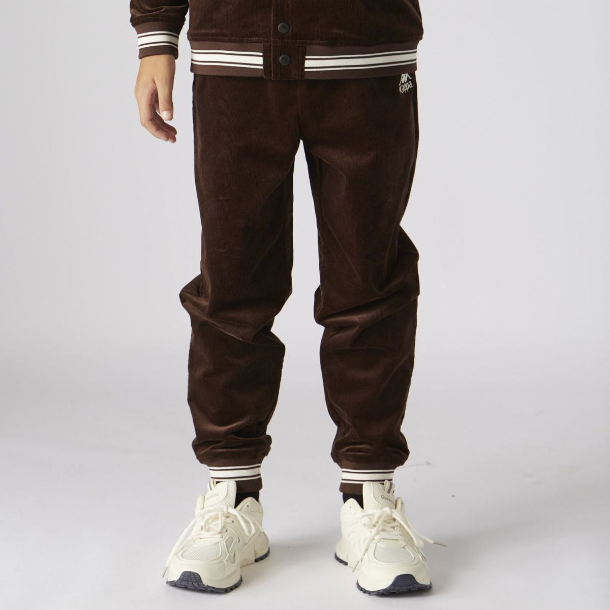 カッパ ロングパンツ ジュニア AUTHENTIC ブラウン ベージュ 144605