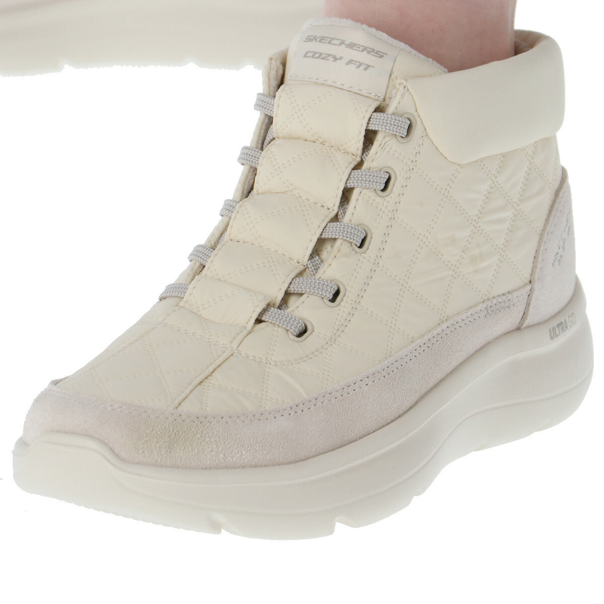スケッチャーズ スリップインズ ON-THE-GO ENCORE シューズ レディース ブランド SKECHERS スリッポン スニーカー 靴 くつ 手を使わず履ける 履きやすい ハンズフリー 黒 レザー 合革 はっ水 防汚 144842