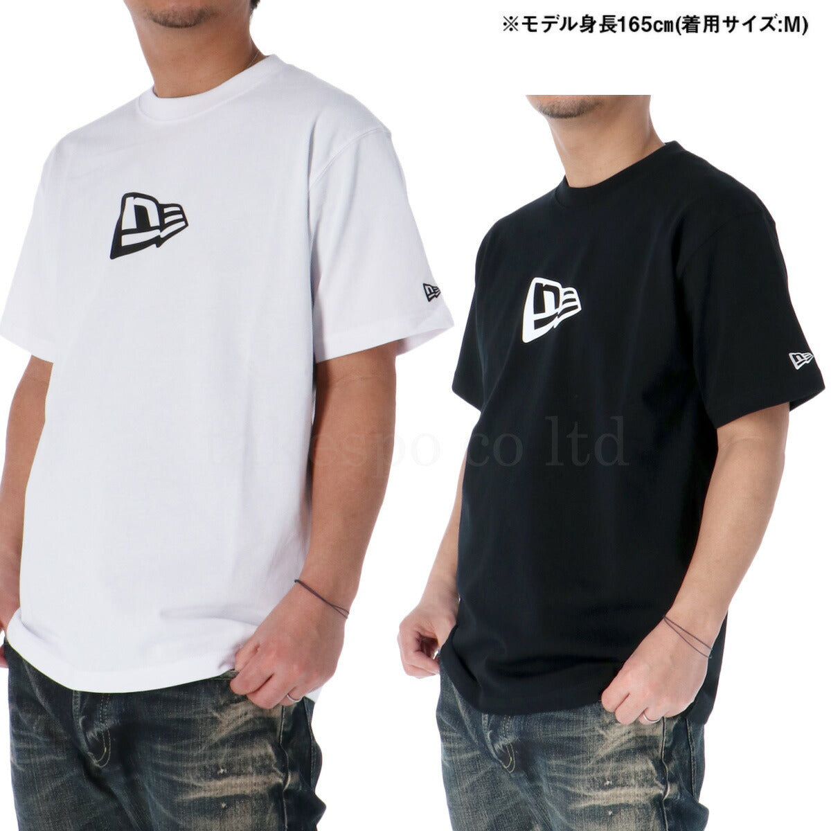 ニューエラ Tシャツ メンズ コットンT ホワイト ブラック 14521384T