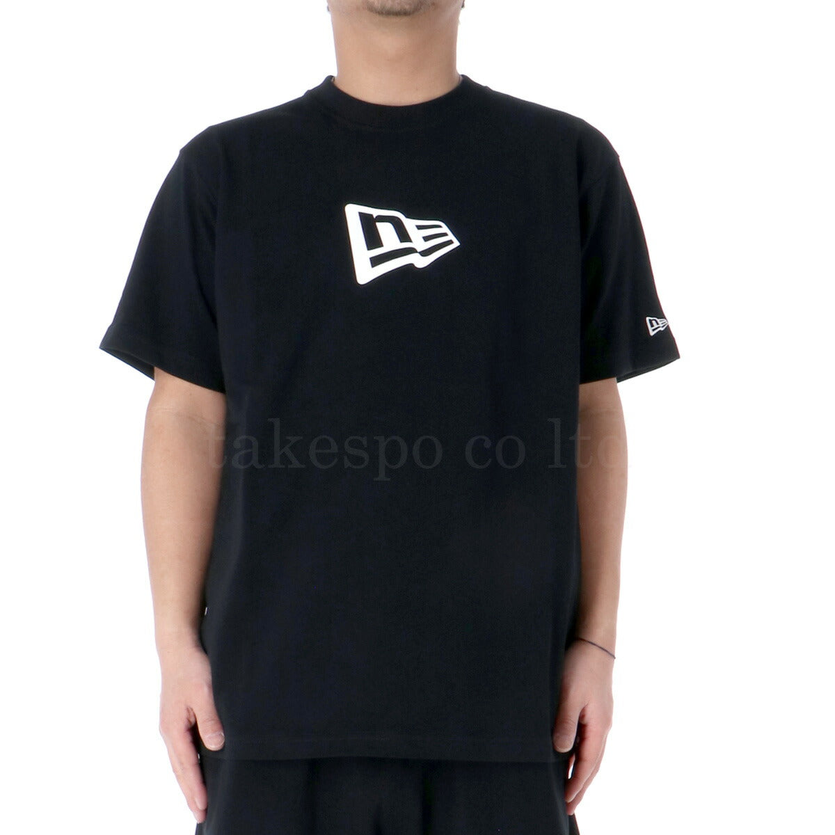 ニューエラ Tシャツ メンズ コットンT ホワイト ブラック 14521384T