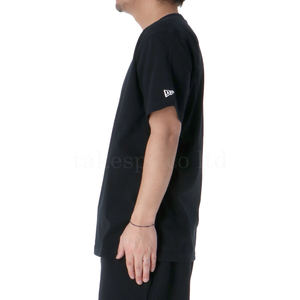 ニューエラ Tシャツ メンズ コットンT ホワイト ブラック 14521384T