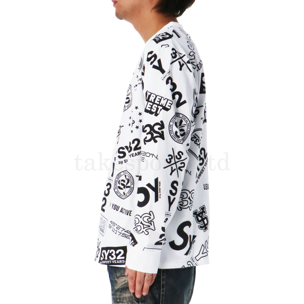 エスワイサーティトゥバイスィートイヤーズ Tシャツ メンズ GRAPHIC PATTERN ホワイト 14533