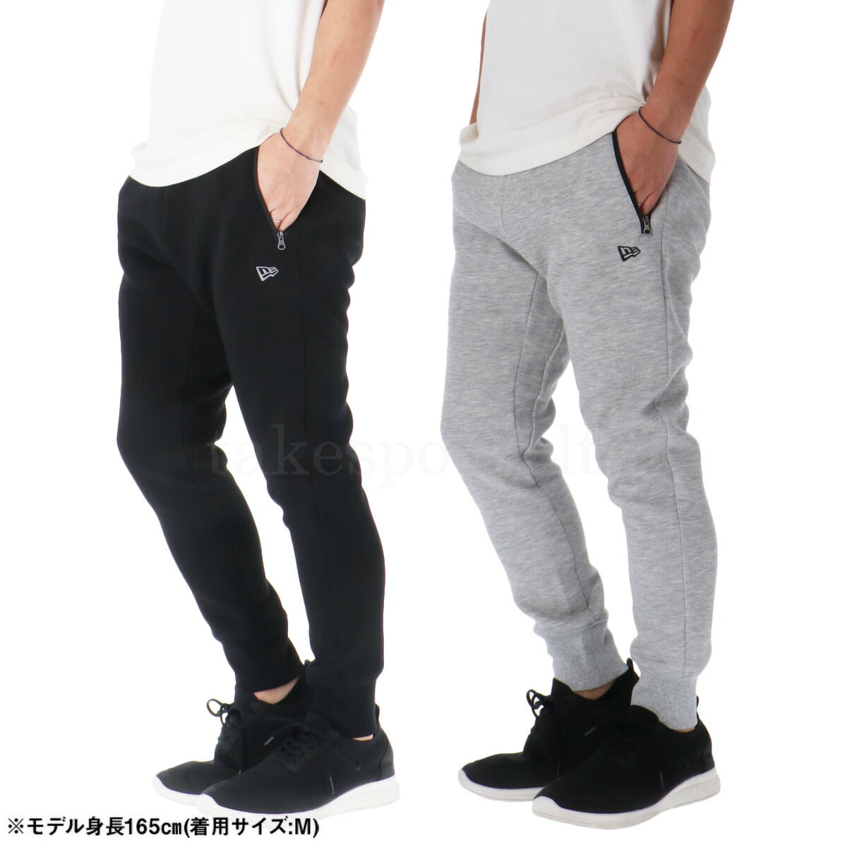 ニューエラ ロングパンツ メンズ 1920 ブラック グレー 14674788B