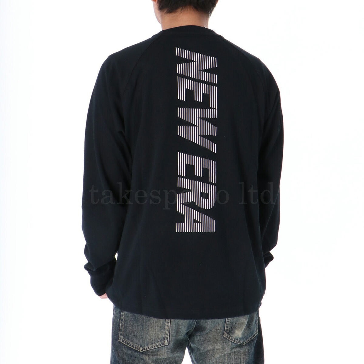 ニューエラ Tシャツ メンズ ヴァーチカルロゴ ブラック ネイビー ホワイト 14674830T