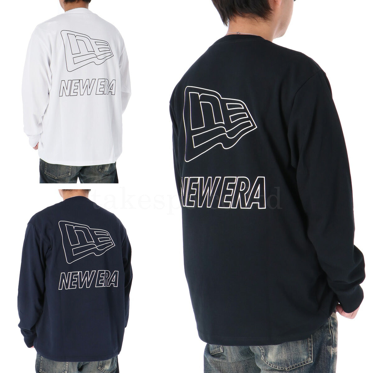 ニューエラ Tシャツ メンズ パフォーマンスアパレル ブラック ホワイト ネイビー 14674833T