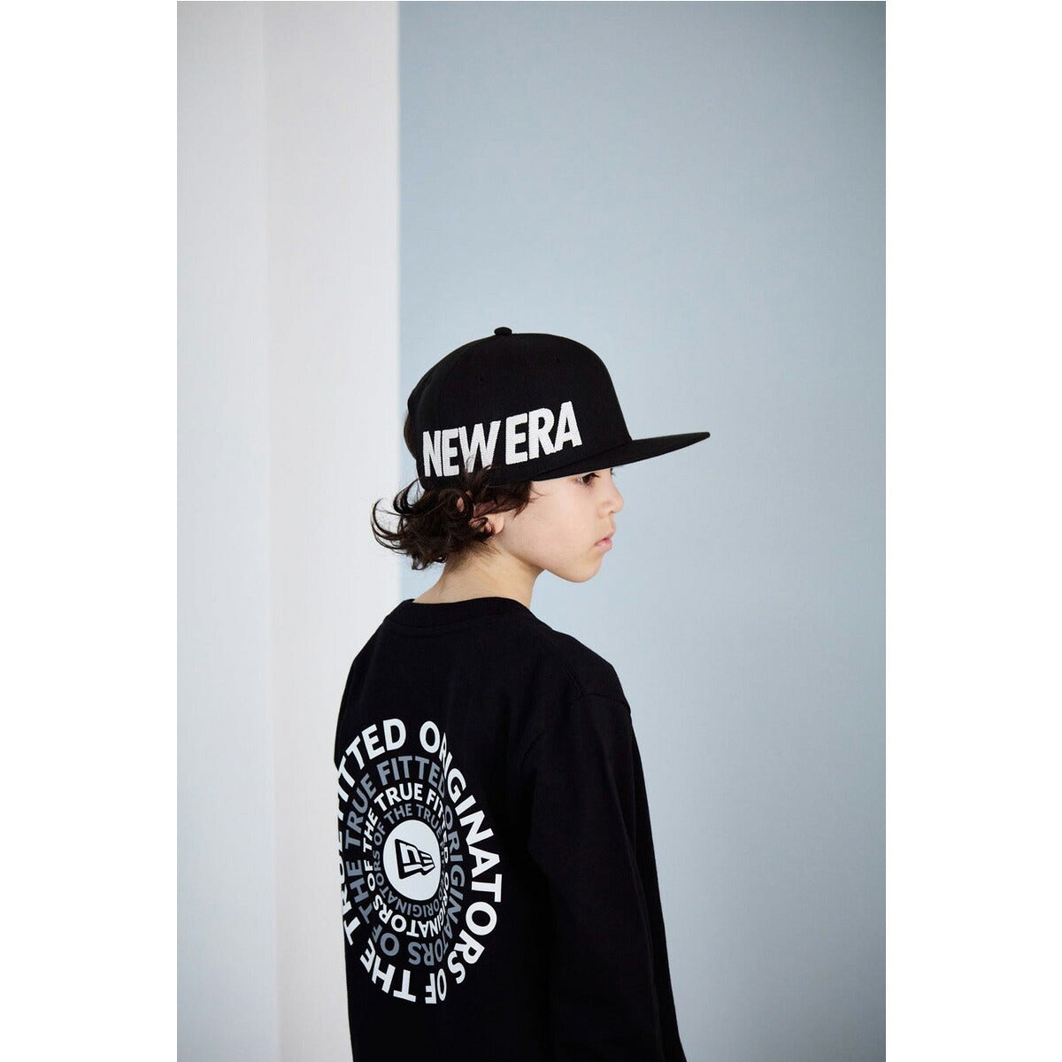 ニューエラ Tシャツ ジュニア Circle OOTTF キッズコレクション ブラック ホワイト 14693883T