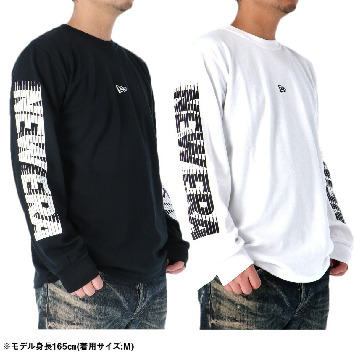 ニューエラ Tシャツ メンズ フラッシュロゴ ブラック ホワイト 14744561T