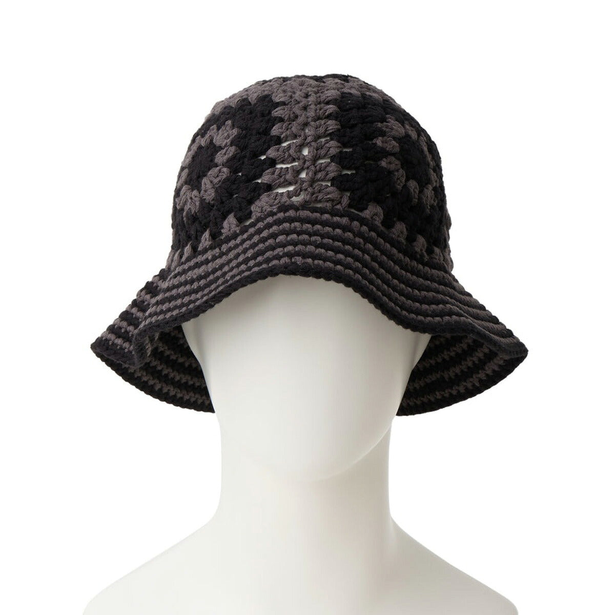 ニューエラ バケットハット メンズ レディース バケハ ブランド NEW ERA クロシェ ニット帽 ニット アウトドア 帽子 ヒッピー カギ編み 白 黒 14744715A グレー ブルー ブラック ホワイト