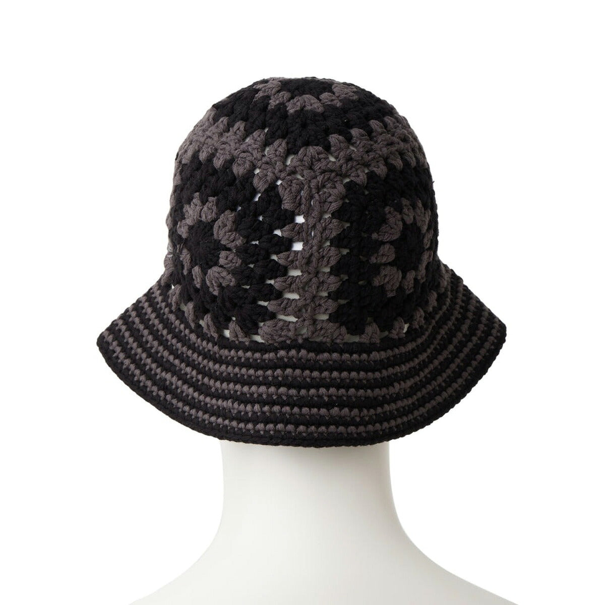 ニューエラ バケットハット メンズ レディース バケハ ブランド NEW ERA クロシェ ニット帽 ニット アウトドア 帽子 ヒッピー カギ編み 白 黒 14744715A グレー ブルー ブラック ホワイト