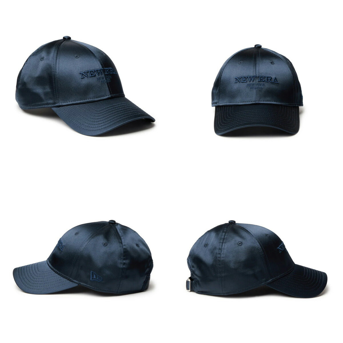ニューエラ メンズ レディース シルバー カーキグリーン ブラック ネイビー ブランド 帽子 サテン 黒 NEW ERA 14744842H スポーツ おしゃれ