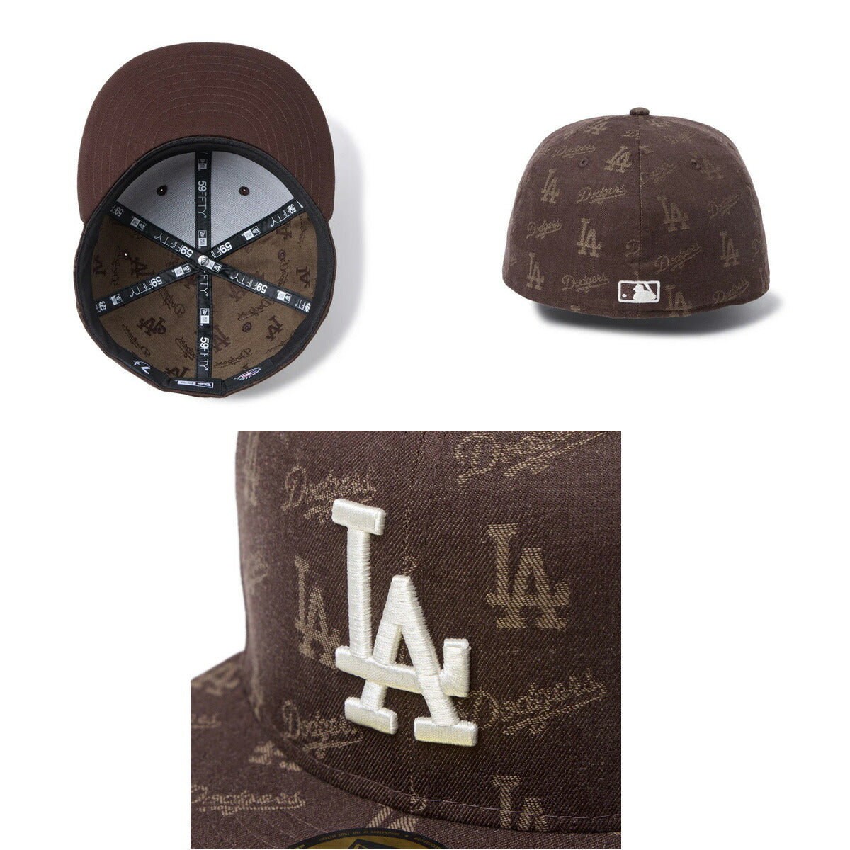 ニューエラ メンズ レディース ブラック ブラウン ブランド 帽子 ニューヨーク ヤンキース ロサンゼルス ドジャース LA NY NEW ERA 14745152H スポーツ おしゃれ