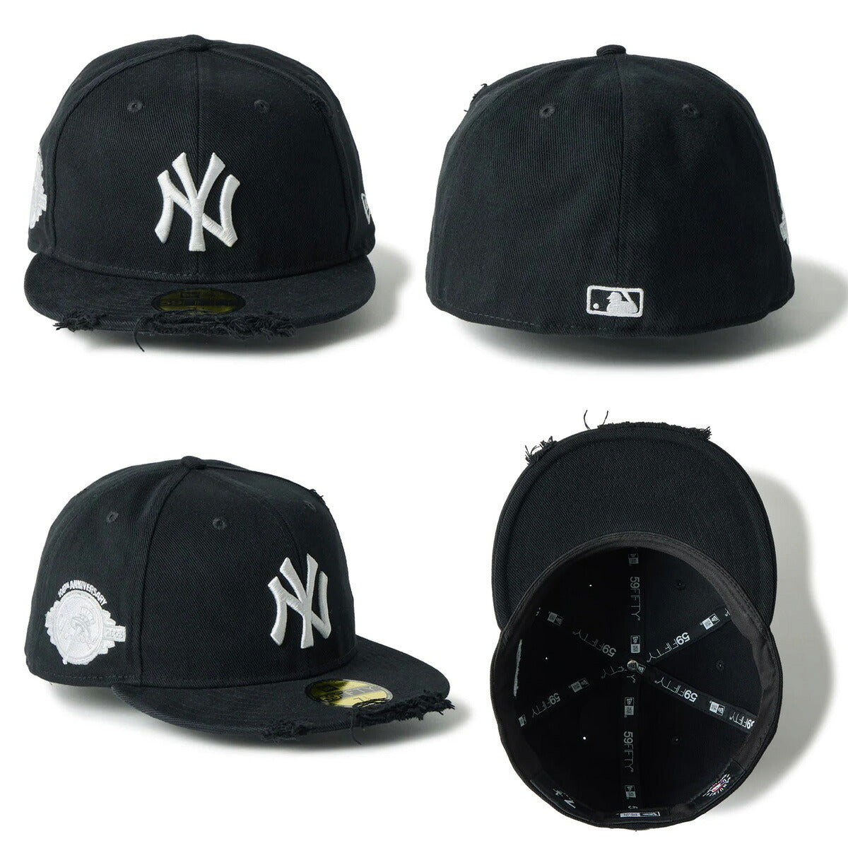 ニューエラ 帽子 メンズ レディース 59FIFTY MLB ブラック ブルー 14745157H