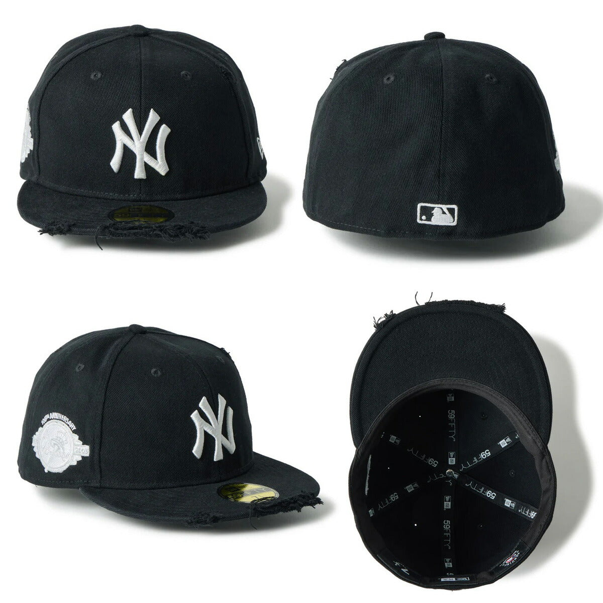 ニューエラ 帽子 メンズ レディース 59FIFTY MLB ブラック ブルー 14745157H