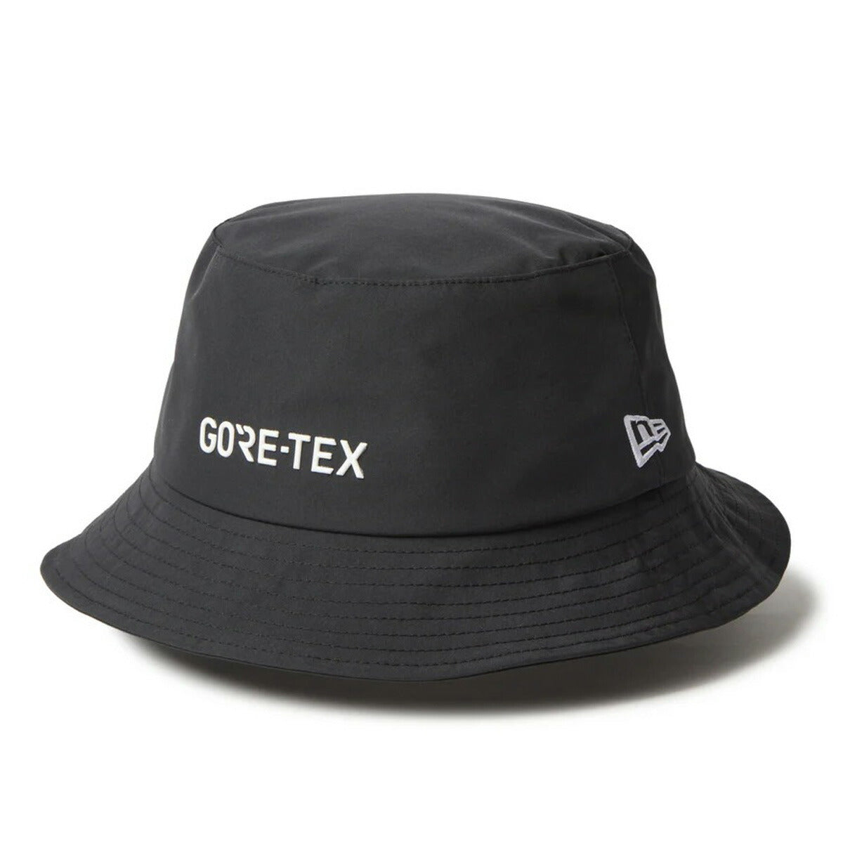 ニューエラ キャップ メンズ レディース ブラック ブランド バケットハット バケハ ゴアテックス GORE-TEX 裏メッシュ 裏地付き はっ水 撥水 黒 防水 防風 キャンプ アウトドア NEW ERA 14774326H スポーツ