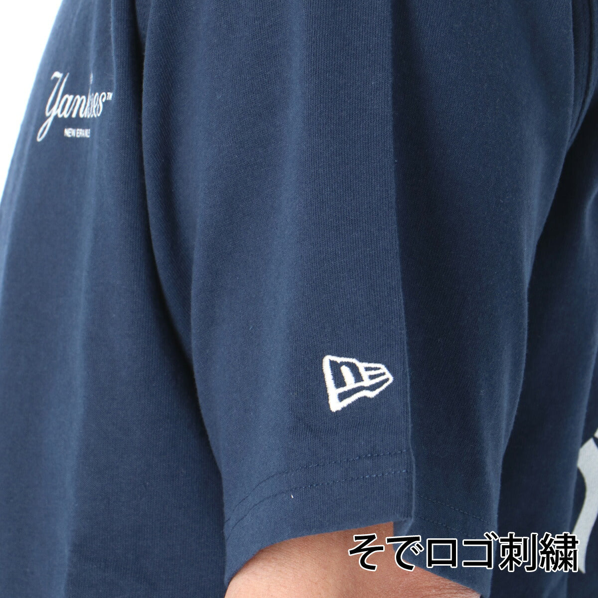 ニューエラ Tシャツ メンズ 半袖 ウォッシュド コットン クーパーズタウン ネイビー グレー 14856630T