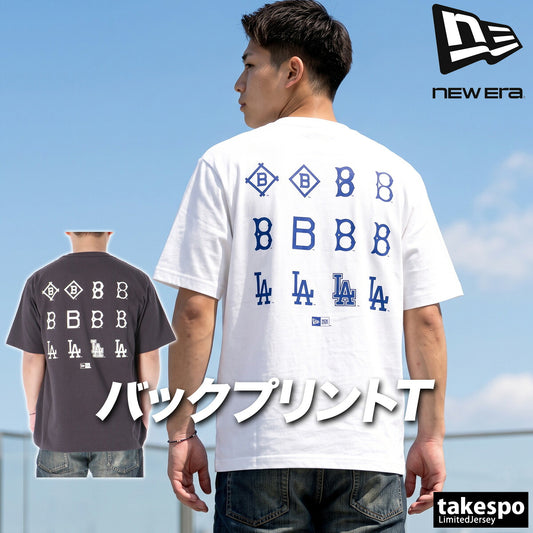 ニューエラ Tシャツ メンズ MLB ブラック ホワイト 14856631T