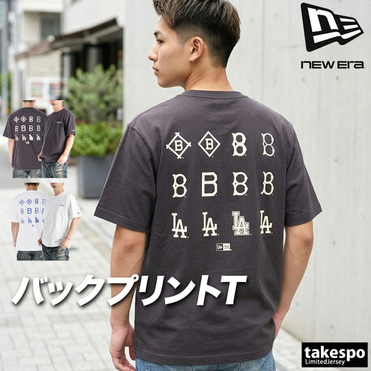 ニューエラ Tシャツ メンズ MLB ブラック ホワイト 14856631T