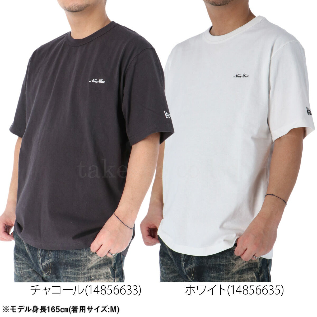 ニューエラ Tシャツ メンズ グレー ホワイト 14856633T