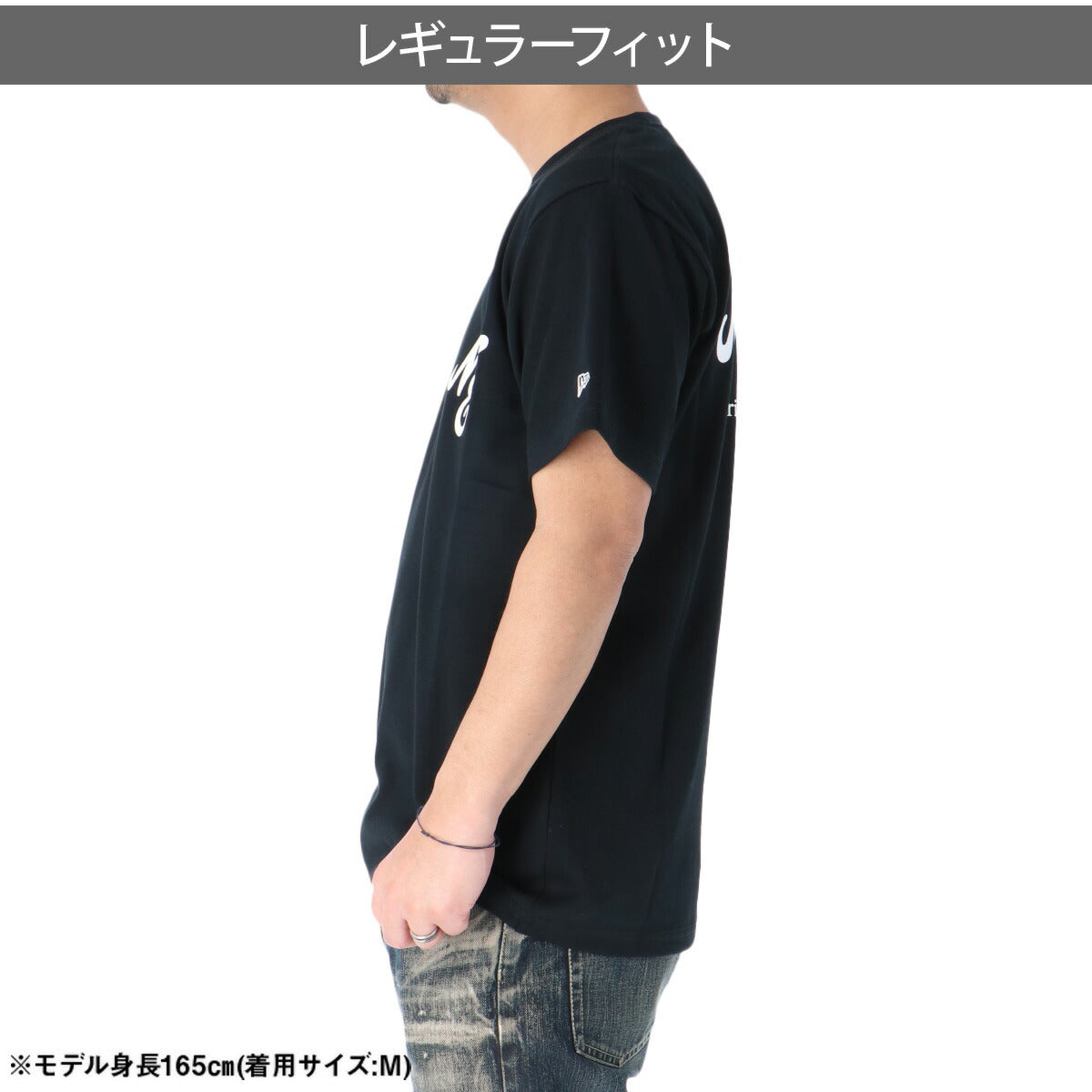 ニューエラ Tシャツ メンズ パフォーマンスアパレル ブラック ホワイト 14856646T