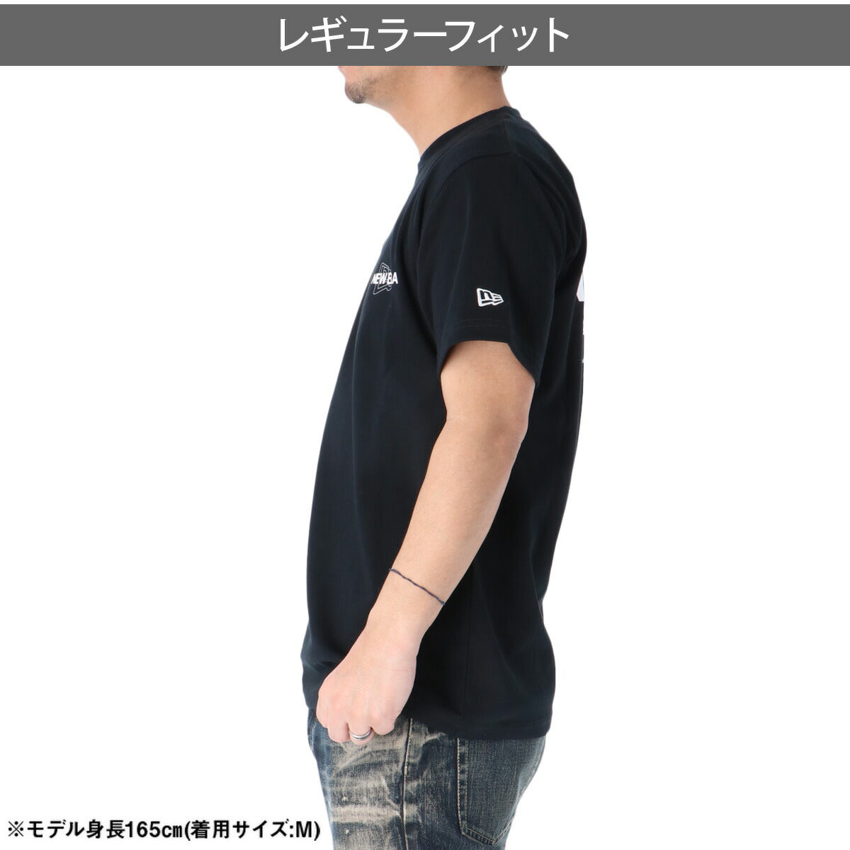 ニューエラ Tシャツ メンズ パフォーマンスアパレル ブラック ホワイト 14856648T