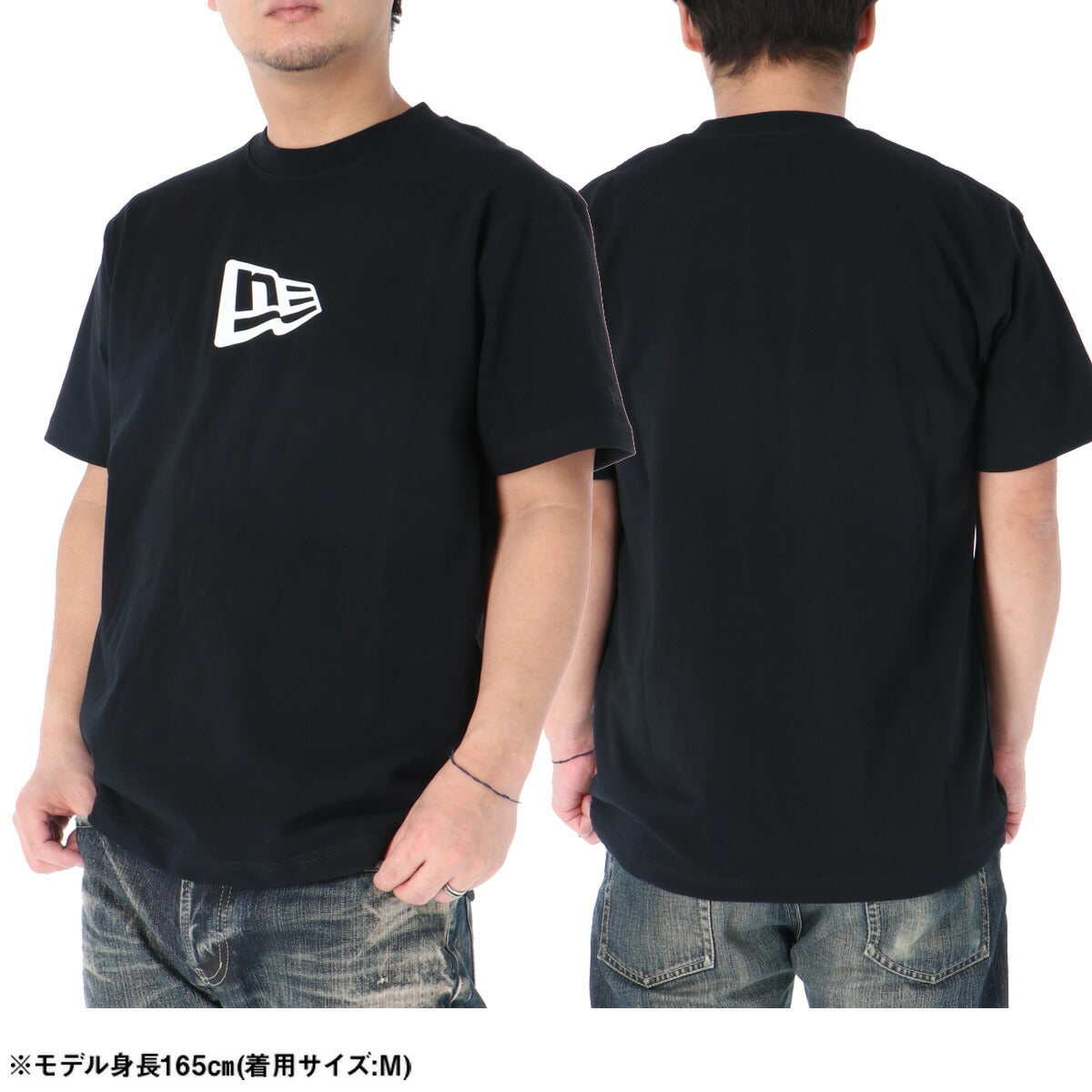 ニューエラ Tシャツ メンズ SS CT TEE FLAG LOGO MID ホワイト ブラウン ブラック 14856717T