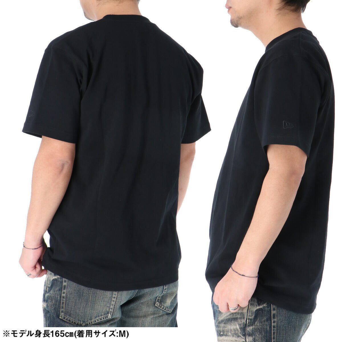 ニューエラ Tシャツ メンズ SS CT TEE FLAG LOGO MID ホワイト ブラウン ブラック 14856717T