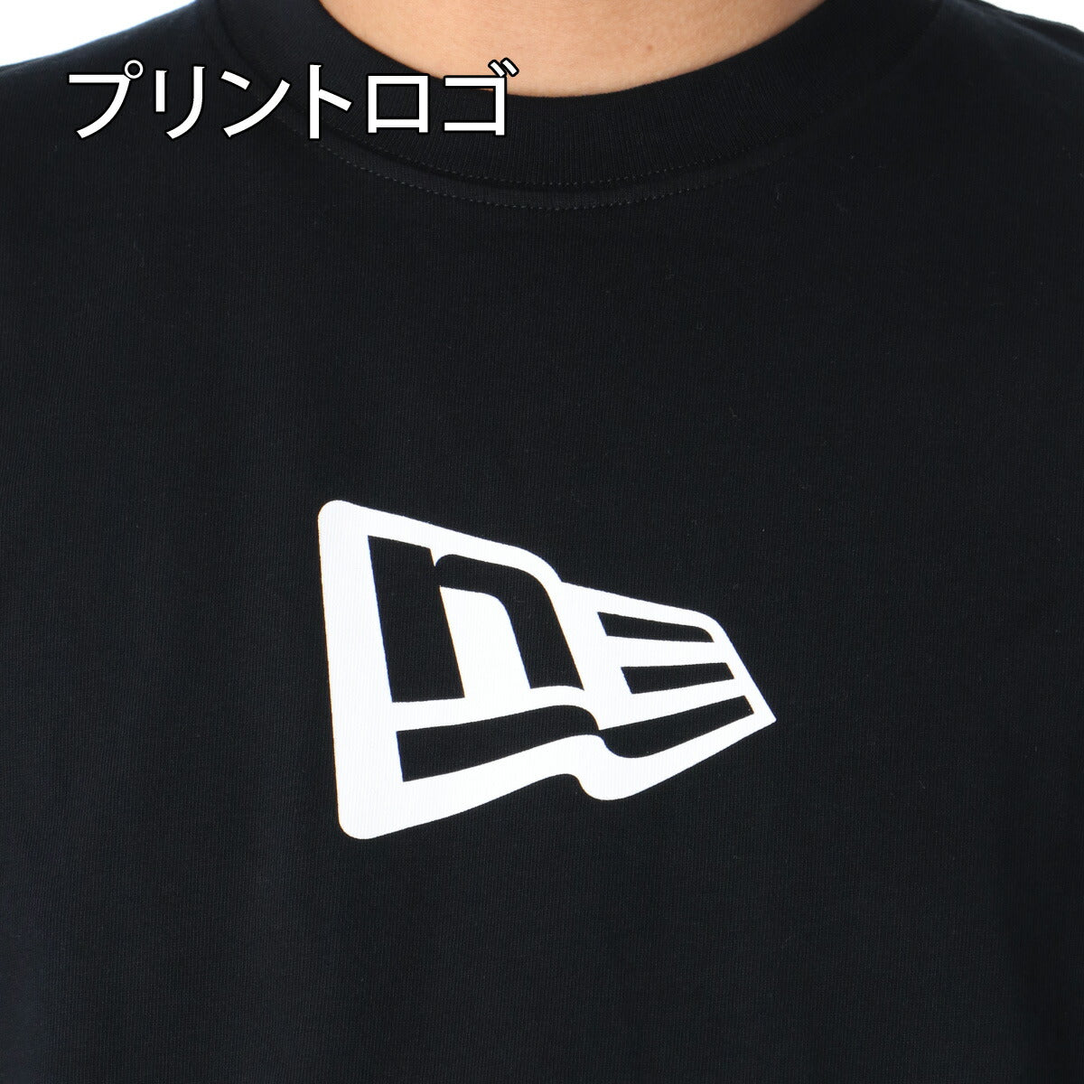 ニューエラ Tシャツ メンズ SS CT TEE FLAG LOGO MID ホワイト ブラウン ブラック 14856717T